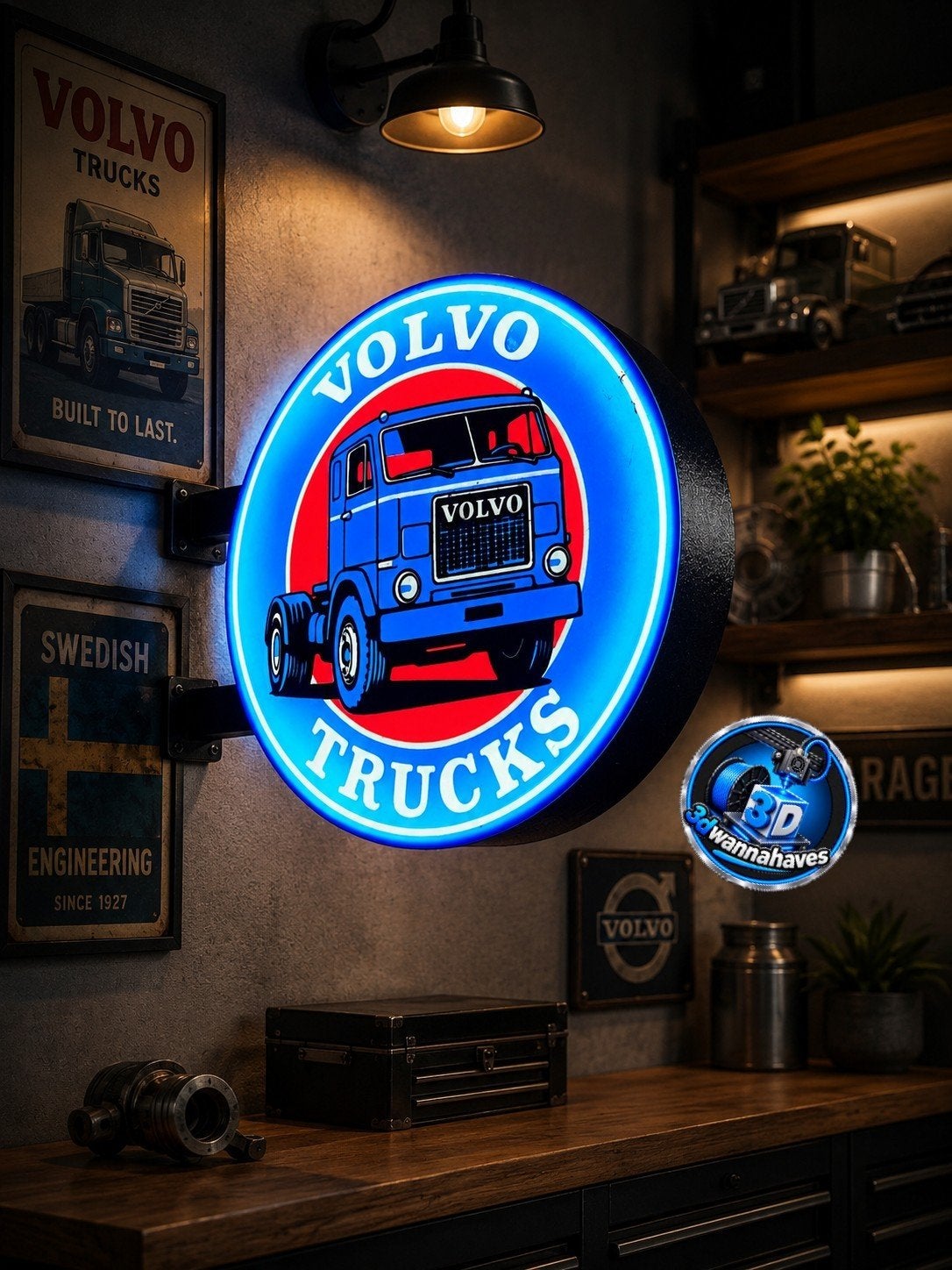 Dubbele Volvo Trucks Lichtbak - Blikvanger voor Liefhebbers, Ophalen of Verzenden, Nieuw, Lichtbak of (neon) lamp