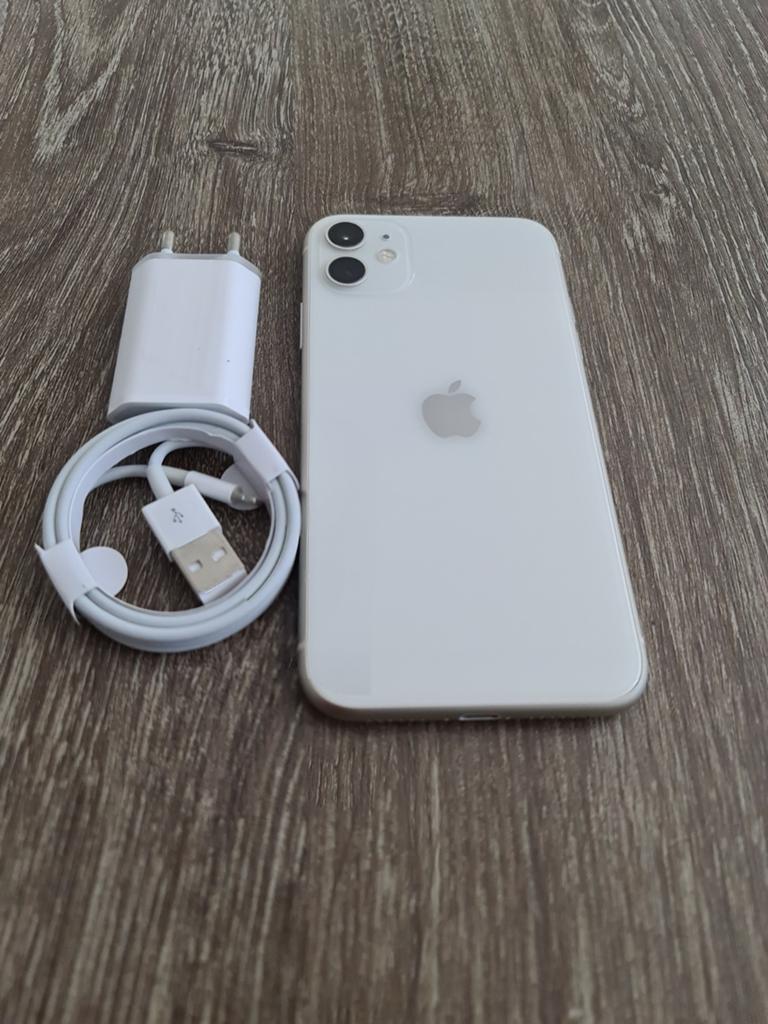 iPhone 11 Wit 64GB batterij 100%, Ophalen, Wit, IPhone 11, Zo goed als nieuw
