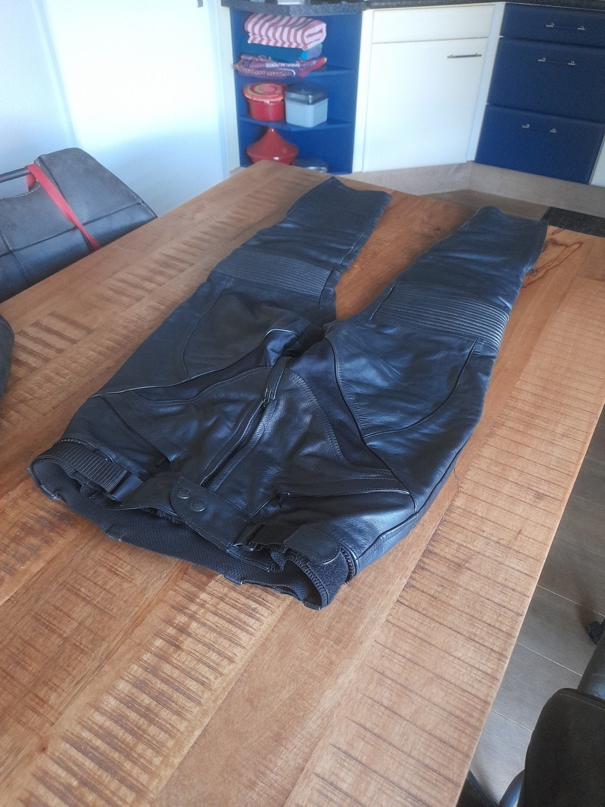 Leren motorbroek - Orima - Maat 46, Broek | leer, Heren, Ophalen of Verzenden, Urina