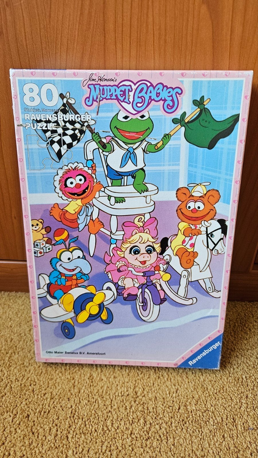 Vintage puzzel Muppet Babies, Ophalen of Verzenden, Meer dan 50 stukjes, 6 jaar of ouder