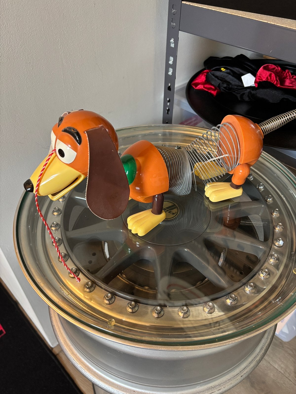 Disney Pixar Slinky hond Toy Story., Ophalen of Verzenden, Overige figuren, Gebruikt, Beeldje of Figuurtje