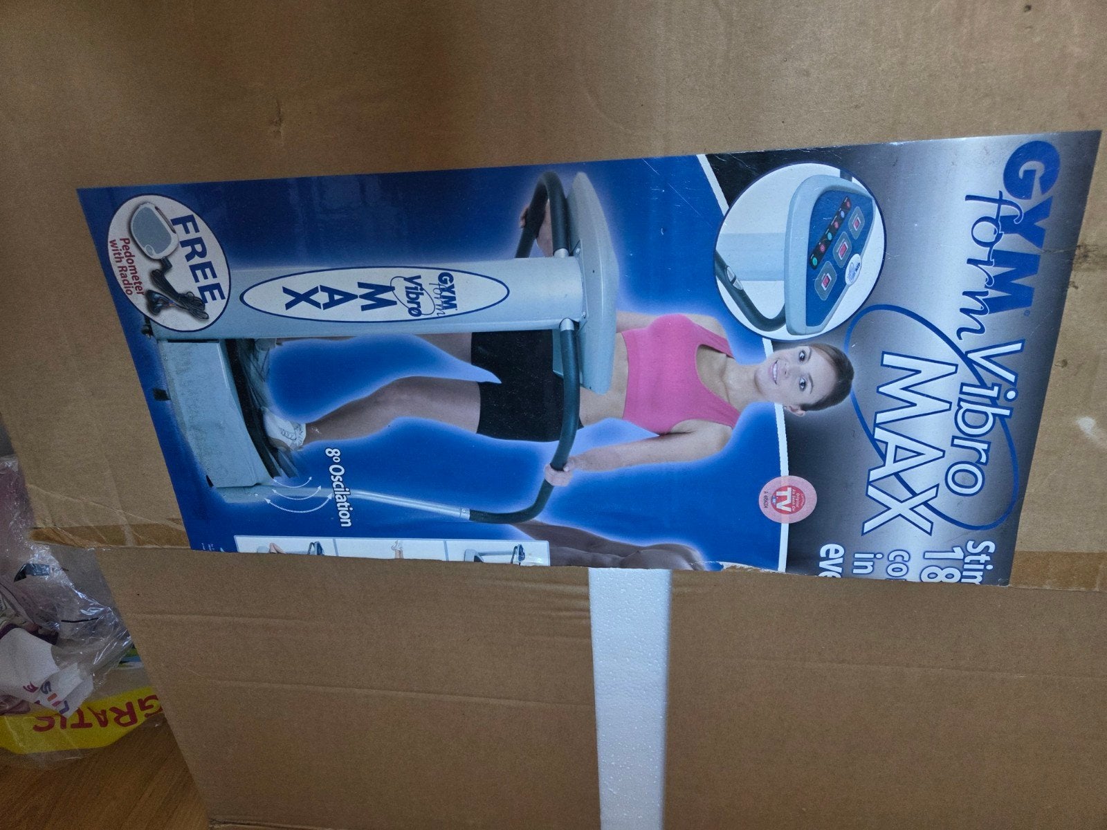 GYM Form Vibro MAX trilplaat - Nieuw in doos, Overige materialen, Trilplaat, Nieuw, Ophalen of Verzenden