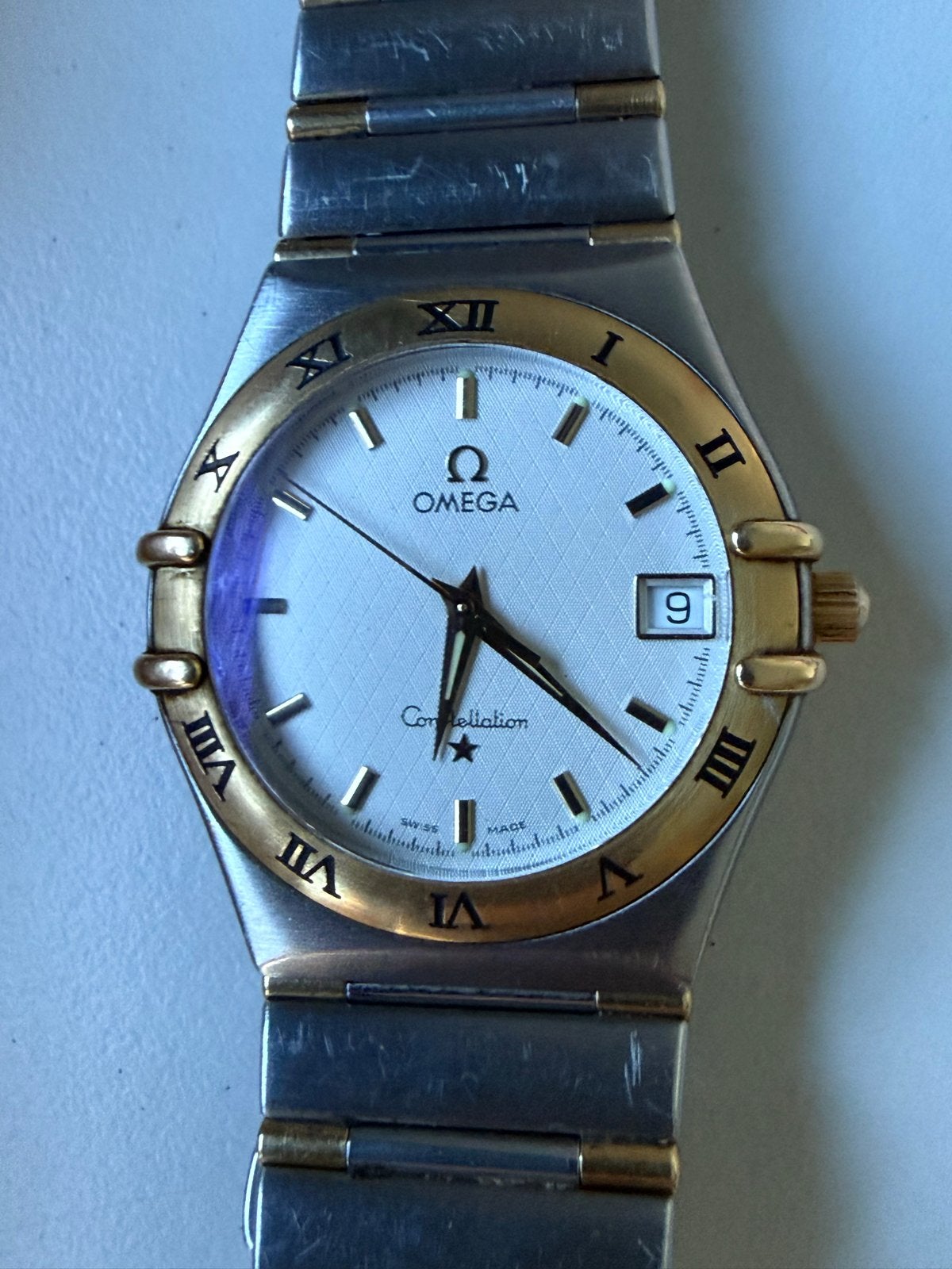 Omega Constellation Horloge - Staal en Goud 18К, Gebruikt, Staal, Polshorloge, Ophalen