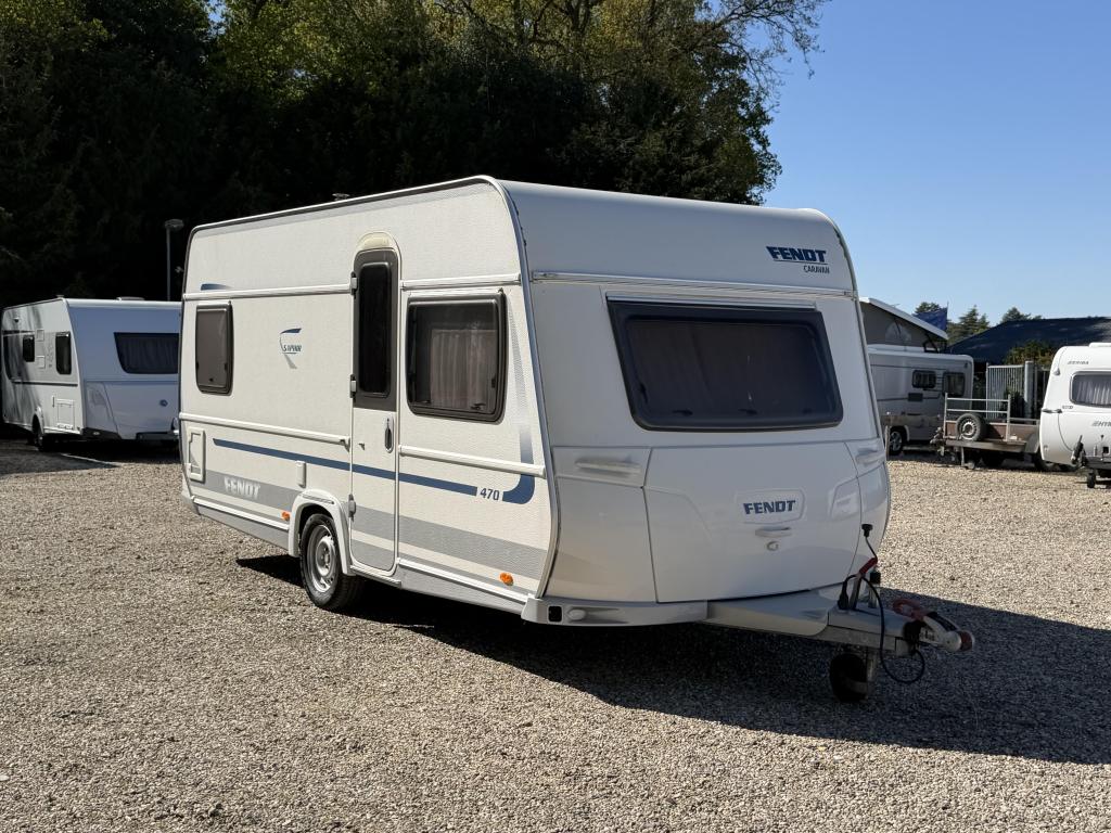 Fendt Saphir 470 TF Mover Tent, Caravans en Kamperen, Caravans, Rondzit, Bedrijf, Schokbreker, Overige typen