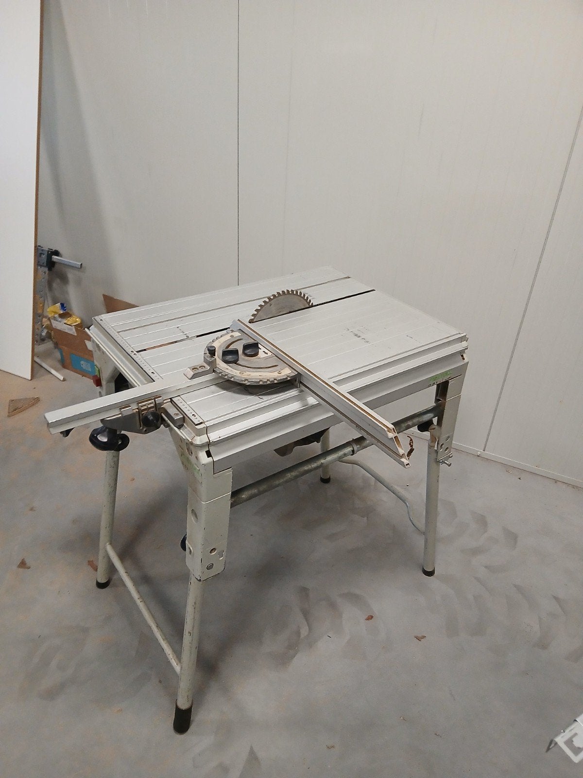 Festool CS 70 E Precisio Tafelzaag - Oud maar functioneel, Doe-het-zelf en Verbouw, Ophalen, Cirkelzaag, Festool cs 70 e