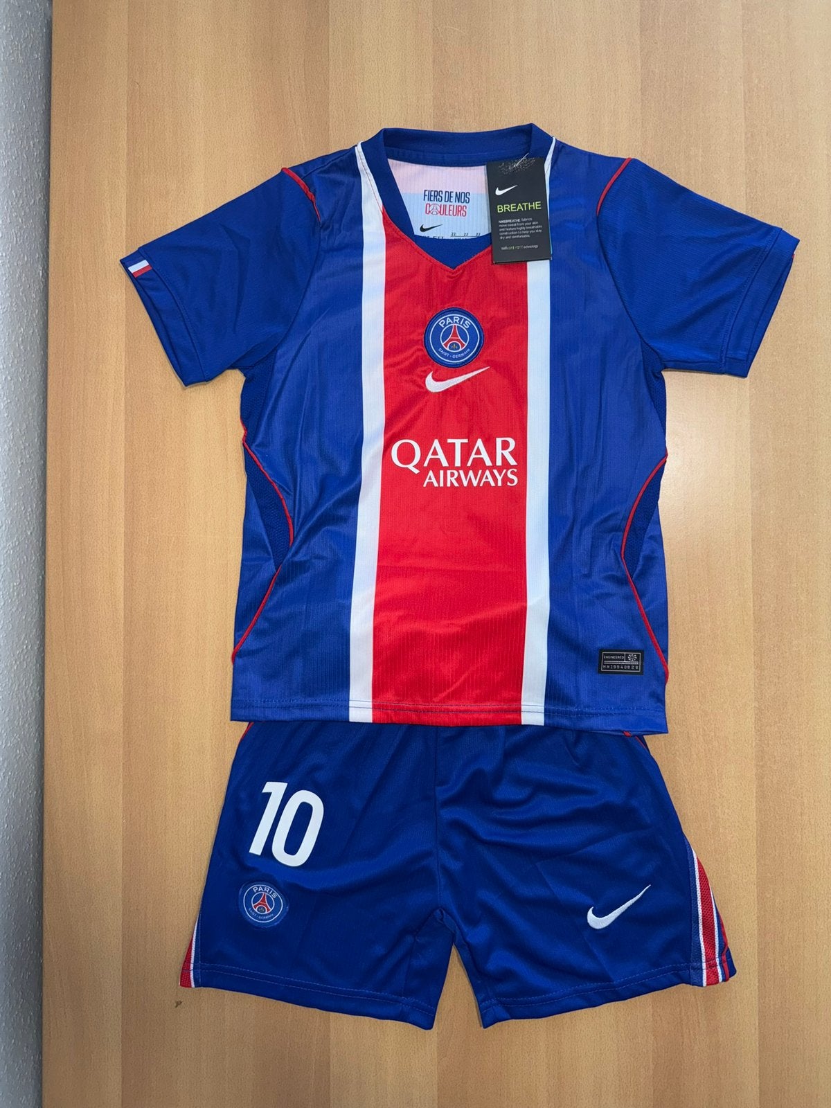 Paris Saint-Germain thuis tenue kids maat 128/134, Ophalen of Verzenden, Nieuw, Set
