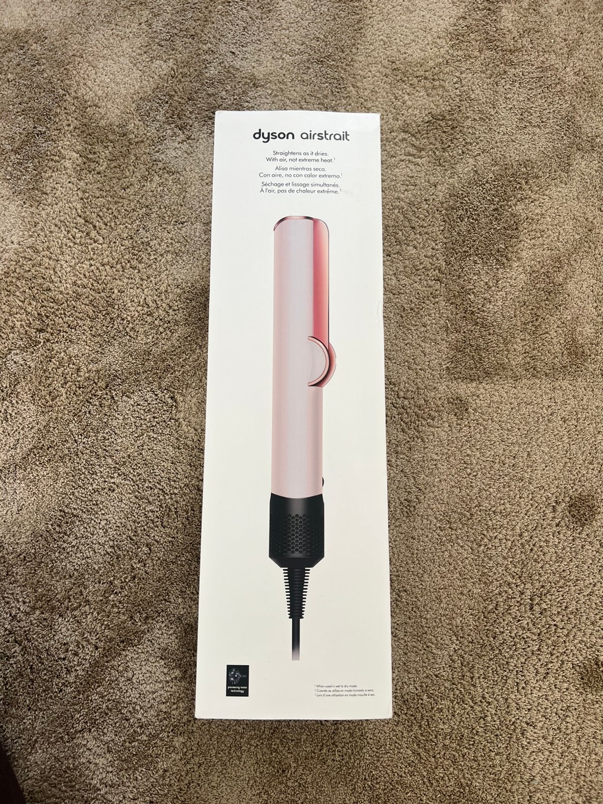 Dyson airstrait roze nieuw, Ophalen of Verzenden, Zo goed als nieuw, Föhn of Haardroger