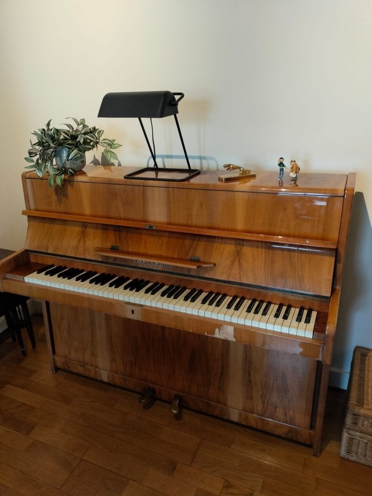 Zimmermann piano, Muziek en Instrumenten, Ophalen, Gebruikt, Bruin, Piano