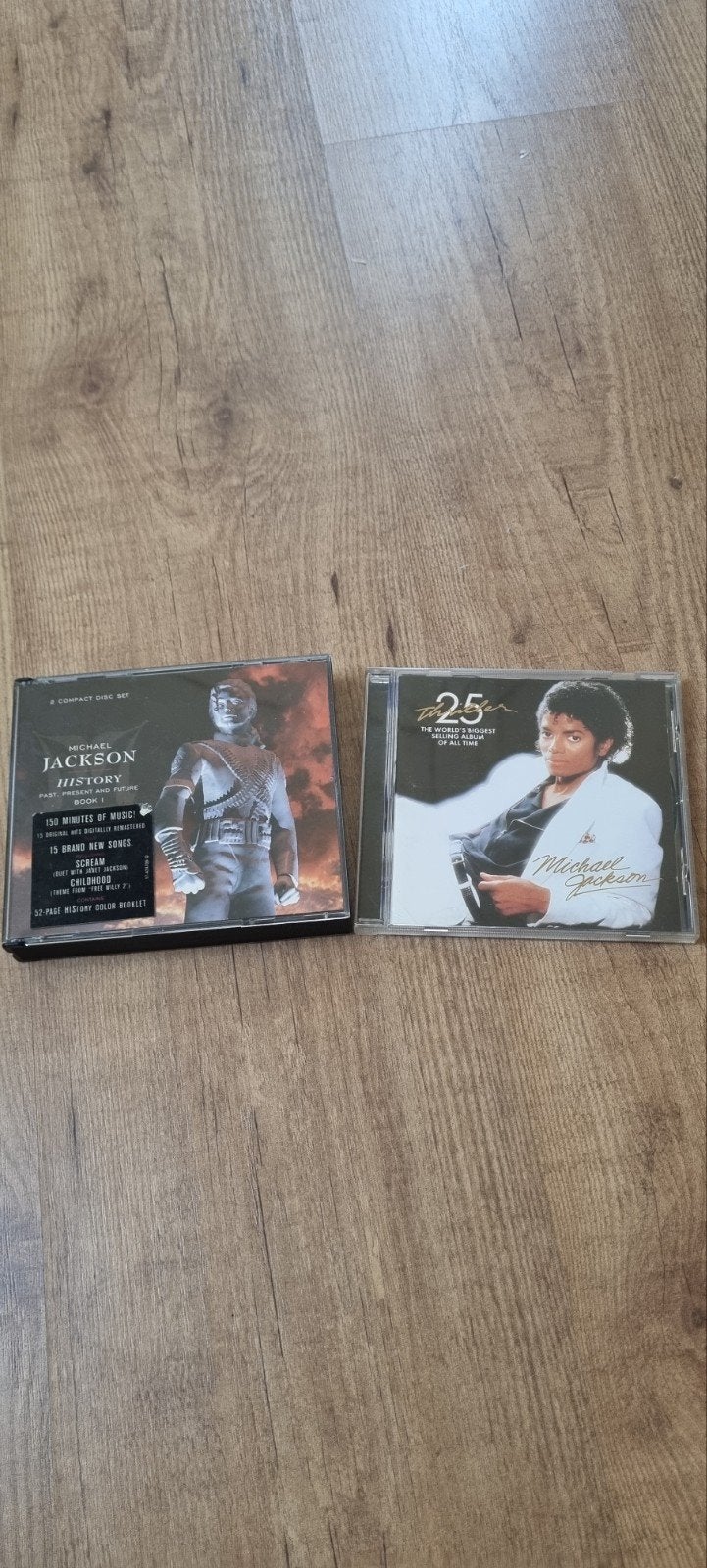 Michael Jackson history / thriller cd's, Ophalen of Verzenden