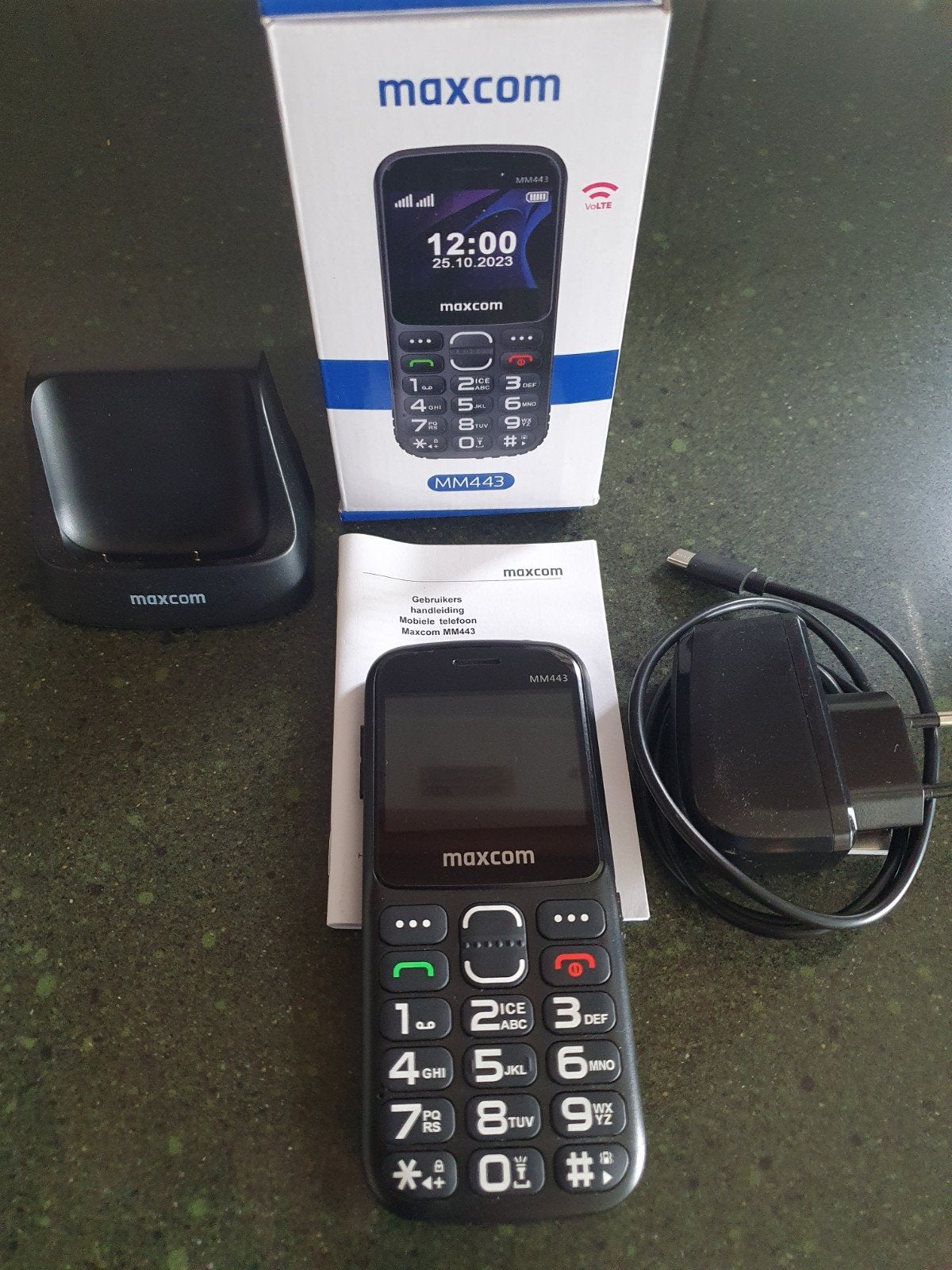 Seniorentelefoon MM443, Ophalen of Verzenden, Zo goed als nieuw, Klassiek of Candybar, Zonder simlock