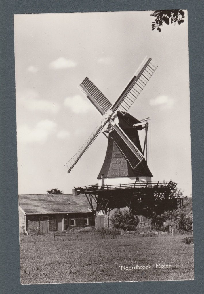 Noordbroek - Molen, Verzenden, 1960 tot 1980, Ongelopen, Groningen