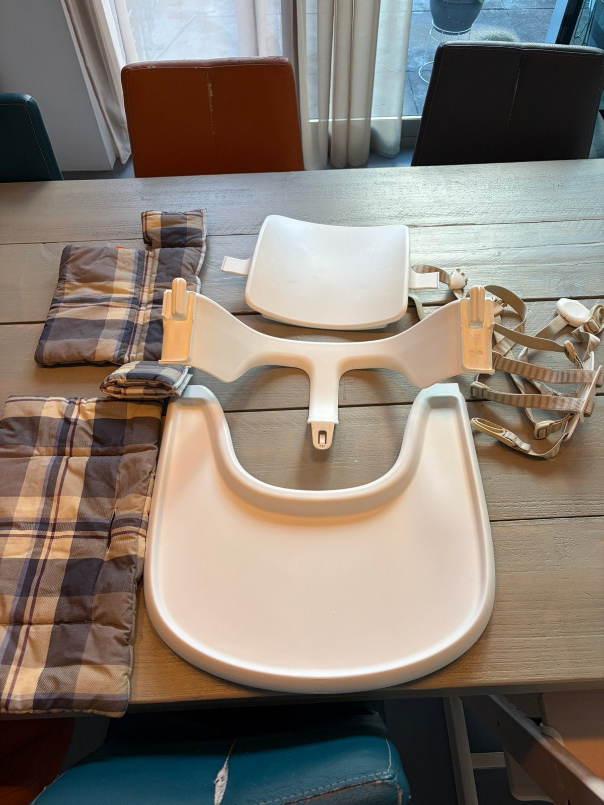 Stokke Tripp Trapp baby inzet complete set accessoires, Ophalen of Verzenden, Gebruikt, Overige typen