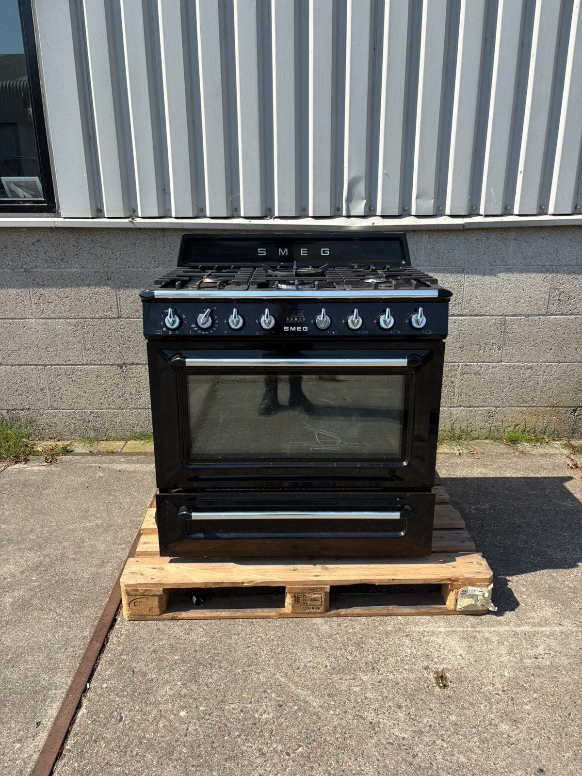 Retro SMEG gasfornuis, Ophalen, Gebruikt, Gas, Vrijstaand