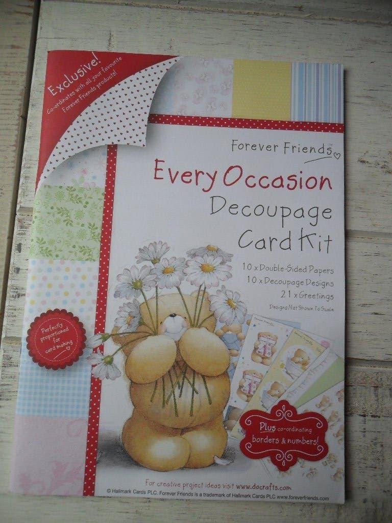 Forever Friends Every Occasion Decoupage Card Kit, Verzenden, Nieuw, Overige thema's, Knipvel