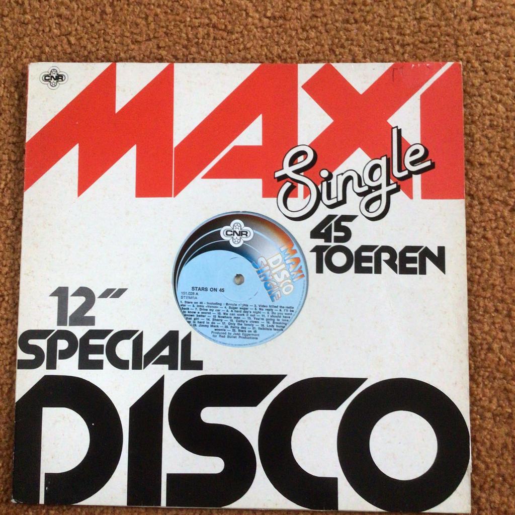 12 inch maxi single - Stars on 45, Cd's en Dvd's, Vinyl | Pop, Ophalen of Verzenden