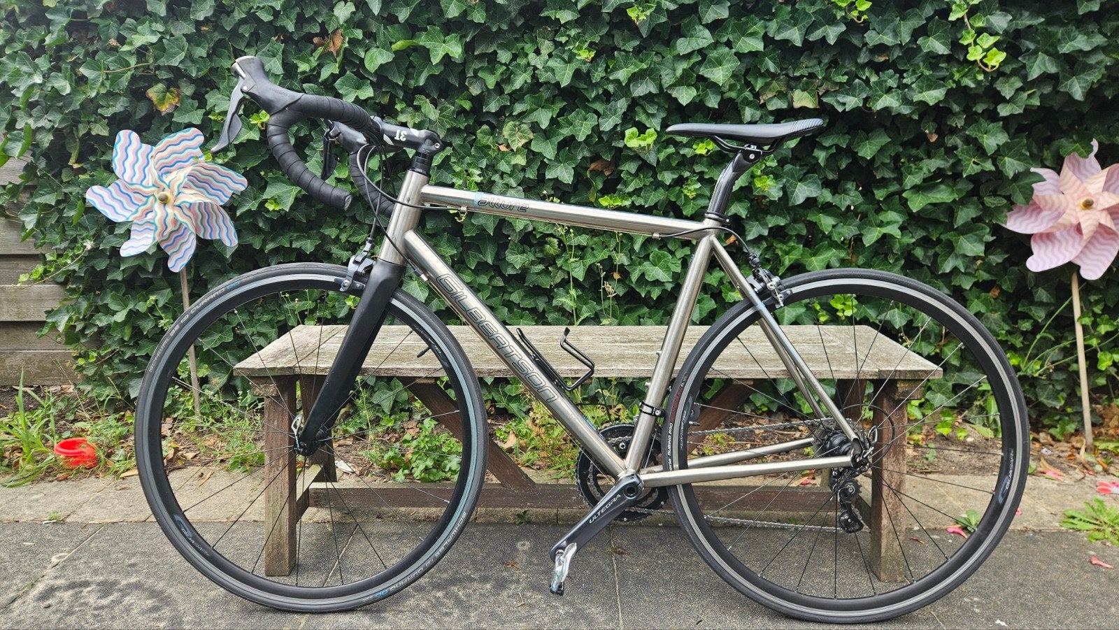 Gilbertson Titanium racefiets met Shimano Ultegra groepset, Gebruikt, Heren, 57 tot 61 cm, Meer dan 20 versnellingen