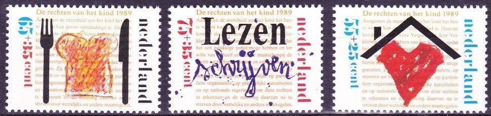Nederland 1989 - nvph 1438 - Kinderzegels   - abw, Postzegels en Munten, Postzegels | Nederland, Ophalen of Verzenden, Na 1940