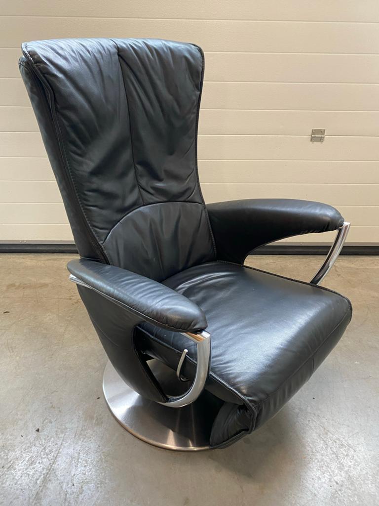 Design Relax Fauteuil, Huis en Inrichting, Fauteuils, Ophalen, Zo goed als nieuw, Leer, 75 tot 100 cm