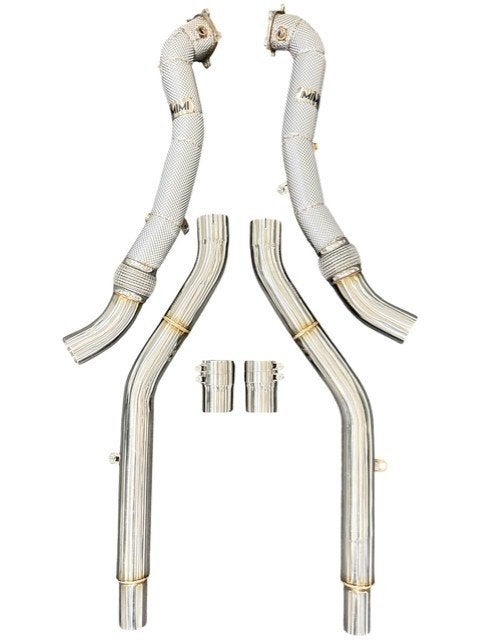 Downpipe 3" Audi C7 4.0 TFSI (RS6, S6, RS7, S7) (Heatshield), Ophalen of Verzenden