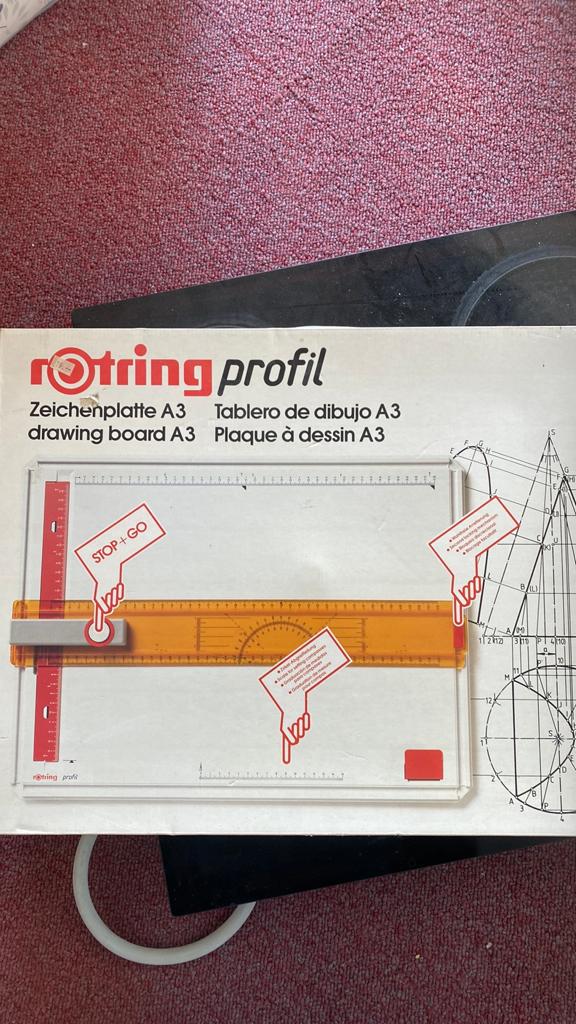 Rotring profil A3 tekentafel, Ophalen, Zo goed als nieuw