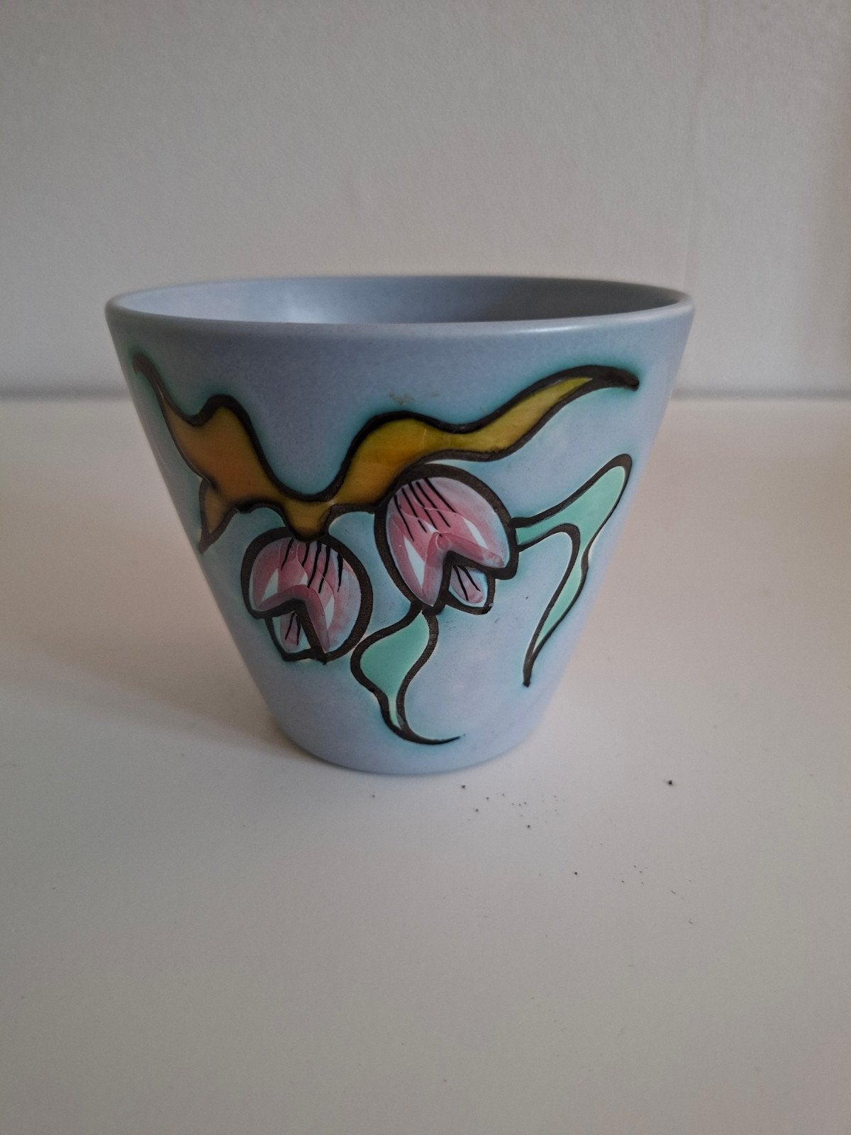 Vintage Fiora Gouda Holland Bianca bloempot, Antiek en Kunst, Ophalen of Verzenden
