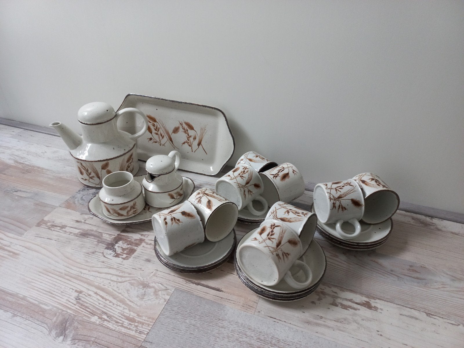 stonehenge wild oats koffie servies, Ophalen, Keramiek, Zo goed als nieuw, Overige stijlen