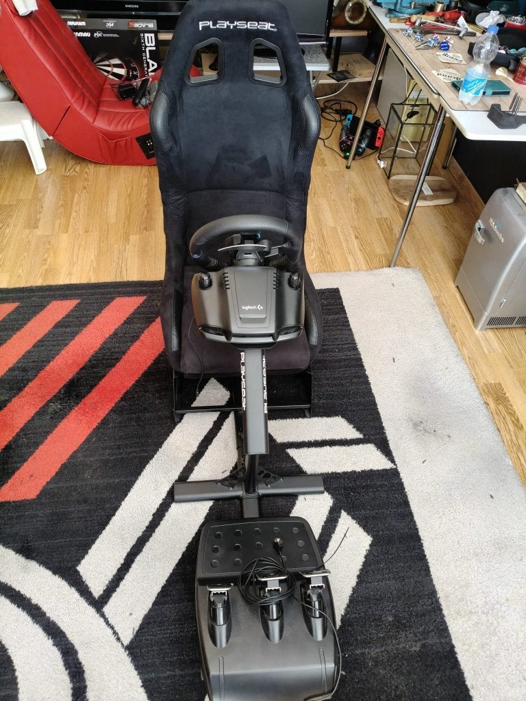 PLAYSEAT EVOLUTION & LOGITECH G29 Gaming stuurwiel., Ophalen, Gebruikt, Playseat of Racestoel, PlayStation 4