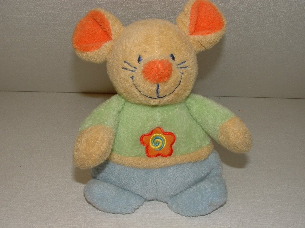 NICOTOY MUIS UIT THE BABY COLLECTION ZACHTE BADSTOF, Kinderen en Baby's, Verzenden, Nieuw, Overige typen