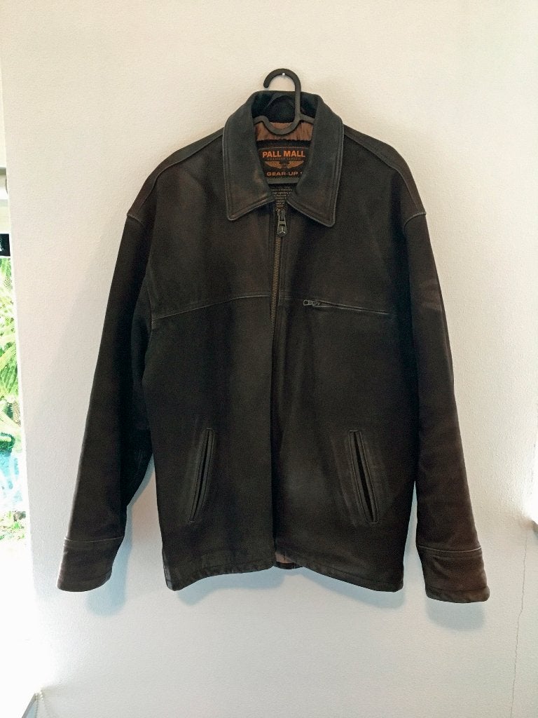 Pall Mall leren winterjack, Kleding | Heren, Maat 52/54 (L), Bruin, Pall Mall PME Legend, Ophalen of Verzenden