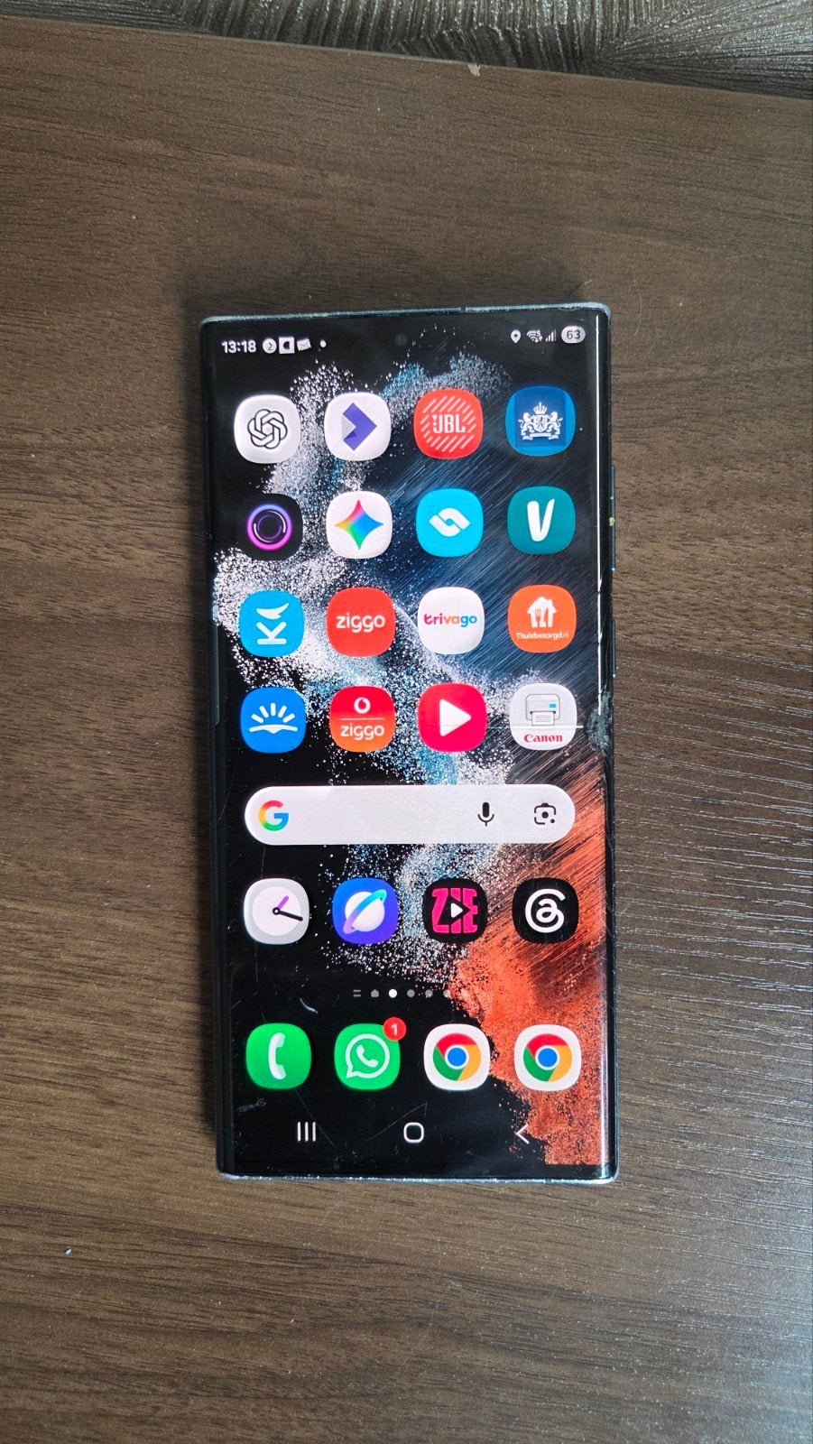 Samsung Galaxy S22 Ultra 256GB - Gebruikt met defecten, Telecommunicatie, Mobiele telefoons | Samsung, Ophalen, Overige kleuren