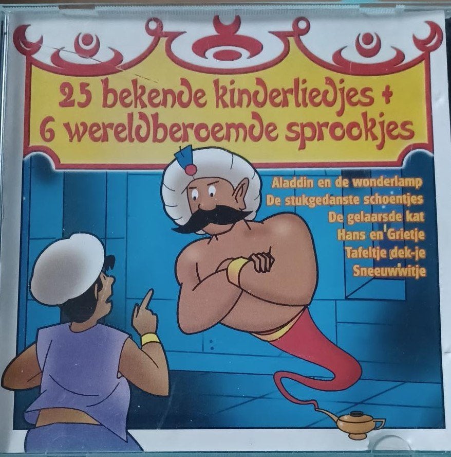 Cd - 25 bekende kinderliedjes & 6 wereldberoemde sprookjes, 6 tot 9 jaar, Ophalen of Verzenden, Zo goed als nieuw, Verhaal of Sprookje