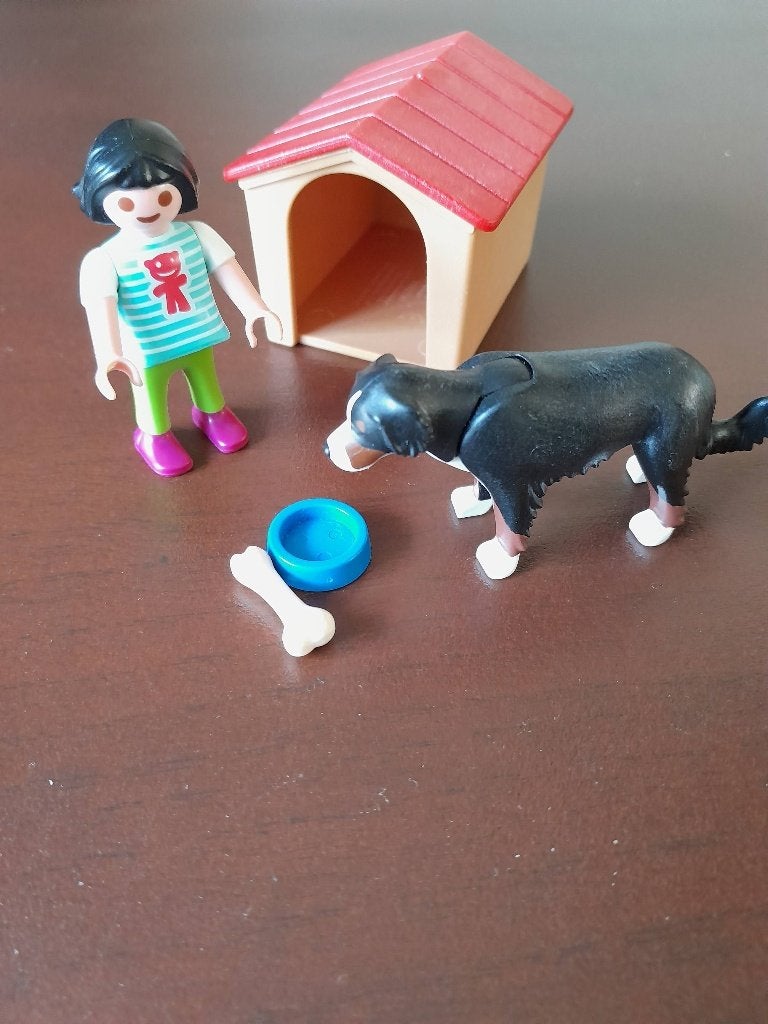 Playmobil Hond met hondenhok 70136, Ophalen of Verzenden, Gebruikt, Overige typen