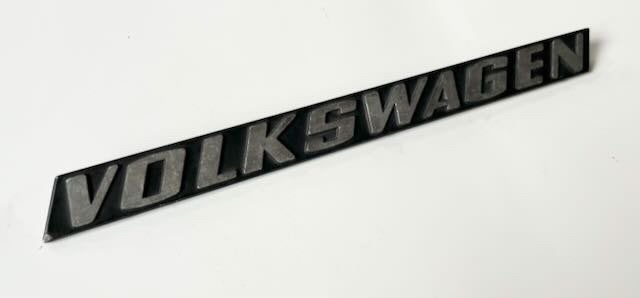 VW Volkswagen letters embleem oldtimer 60s metaal, Ophalen of Verzenden, Auto's