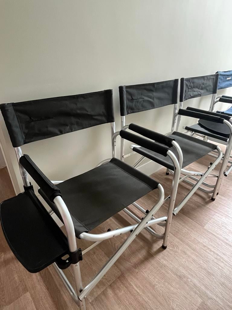4 Regisseursstoelen/ campingstoelen - Isabella, Ophalen of Verzenden, Gebruikt, Campingstoel