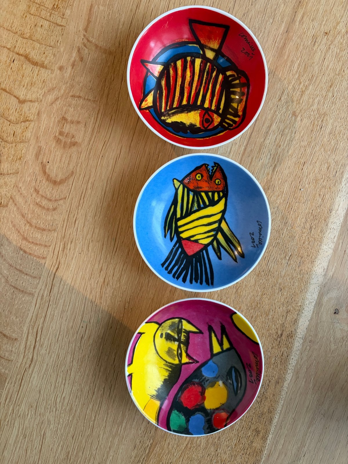 Set van 3 Corneille schaaltjes, Ophalen