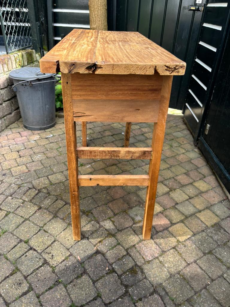 Sidetable teakhout, Ophalen, 100 tot 150 cm, Teakhout, Zo goed als nieuw