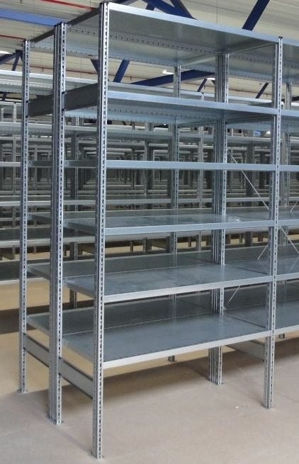 2x Legbordstelling 2500x7000x600 + 2500x3000x600, Doe-het-zelf en Verbouw, Ophalen, Zo goed als nieuw, Overige typen, 2 tot 5 meter