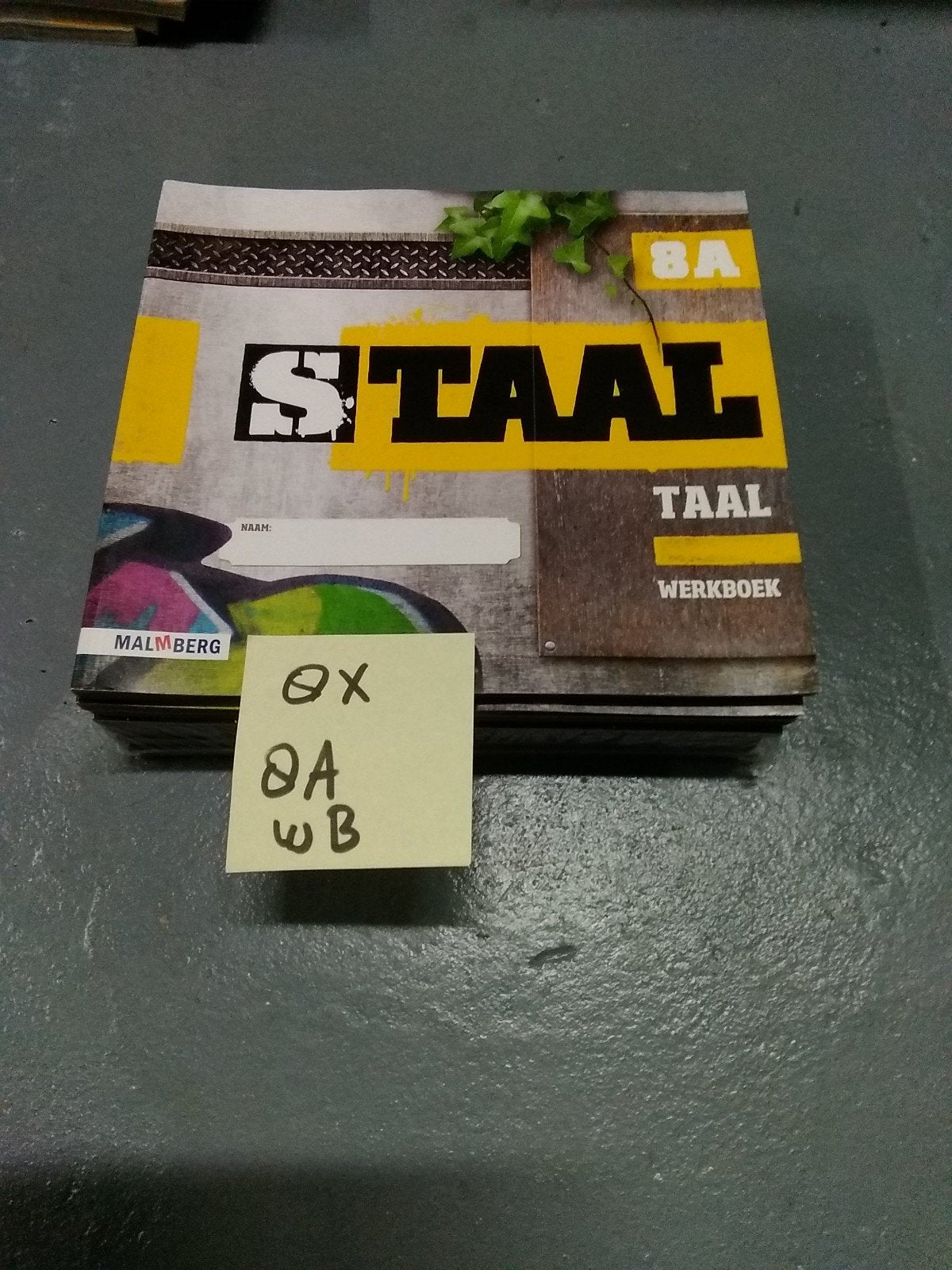 Staal Taal Werkboek 8A Malmberg, Malmberg, Ophalen of Verzenden, Zo goed als nieuw, Nederlands