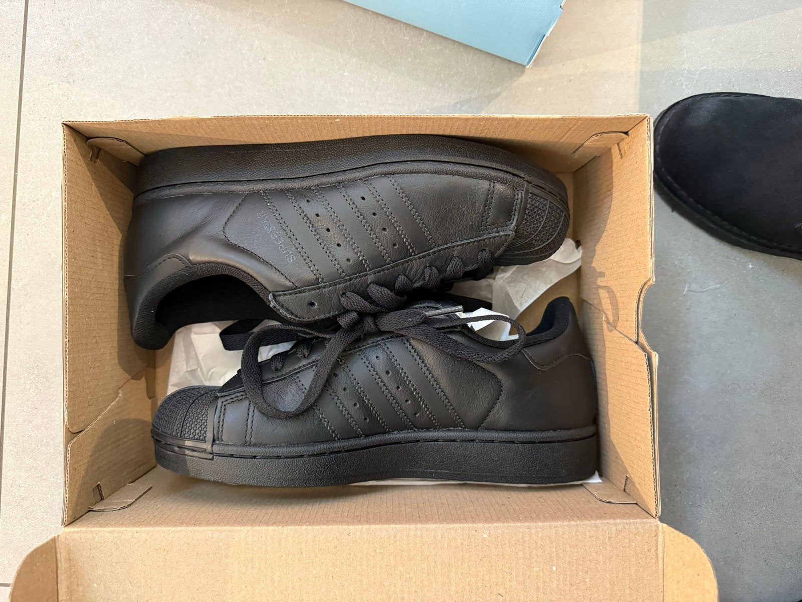 Adidas Superstar II sneakers - Zwart - Maat 40, Ophalen of Verzenden, Nieuw, Zwart, Sneakers of Gympen