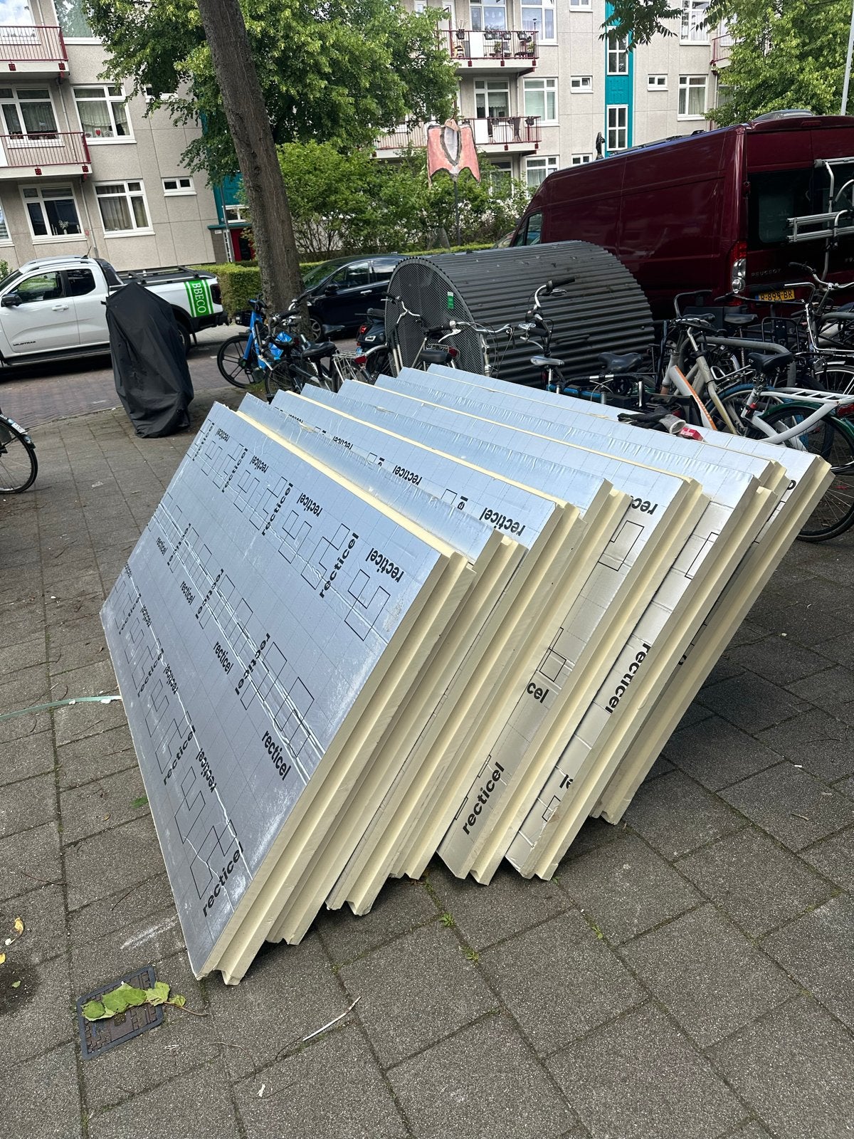 8 Recticel PIR isolatieplaten 12 cm dik, Ophalen, Gebruikt, 12 cm of meer, Hardschuim (Pir)