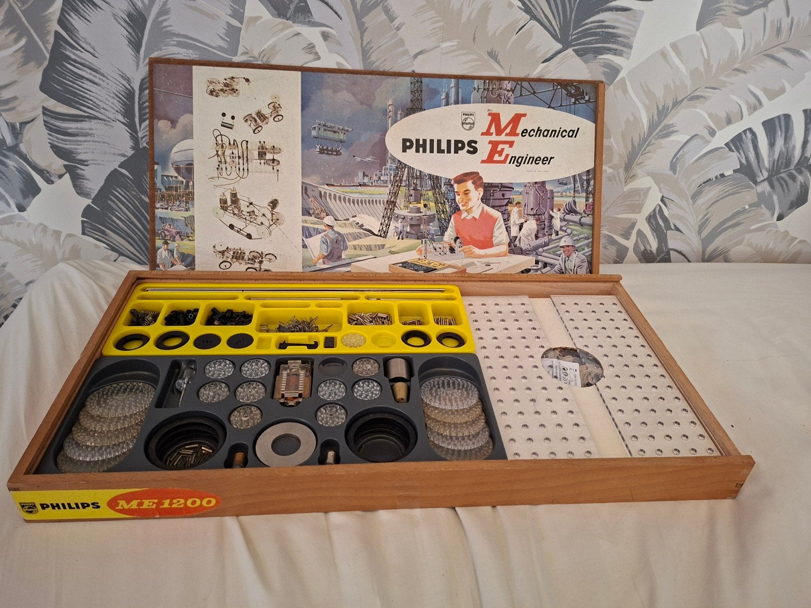 Antieke Philips ME1200 Mechanical Engineer Bouwdoos, Ophalen of Verzenden, Gebruikt, Groter dan 1:32