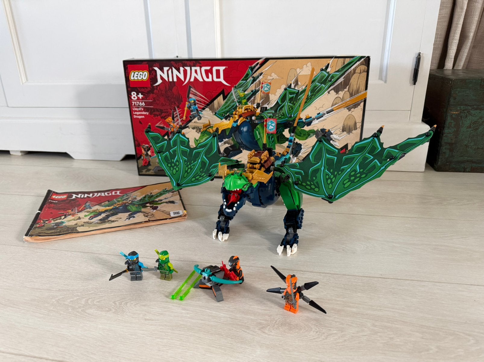 Lego Ninjago 71766 groene draak, Ophalen, Gebruikt