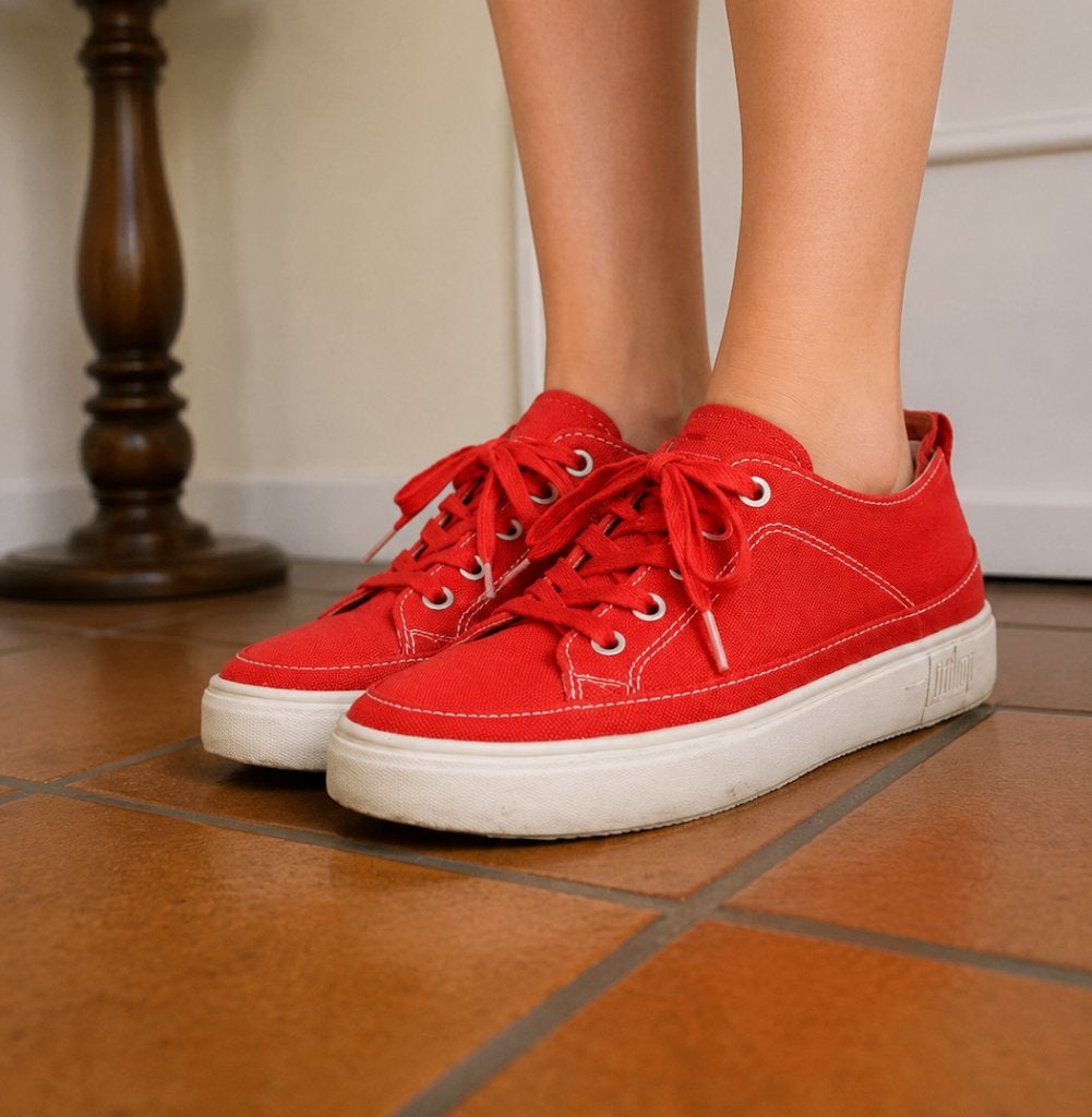 FitFlop sneakers maat 37, Kleding | Dames, Schoenen, Ophalen of Verzenden, Fitflop, Rood, Sneakers of Gympen