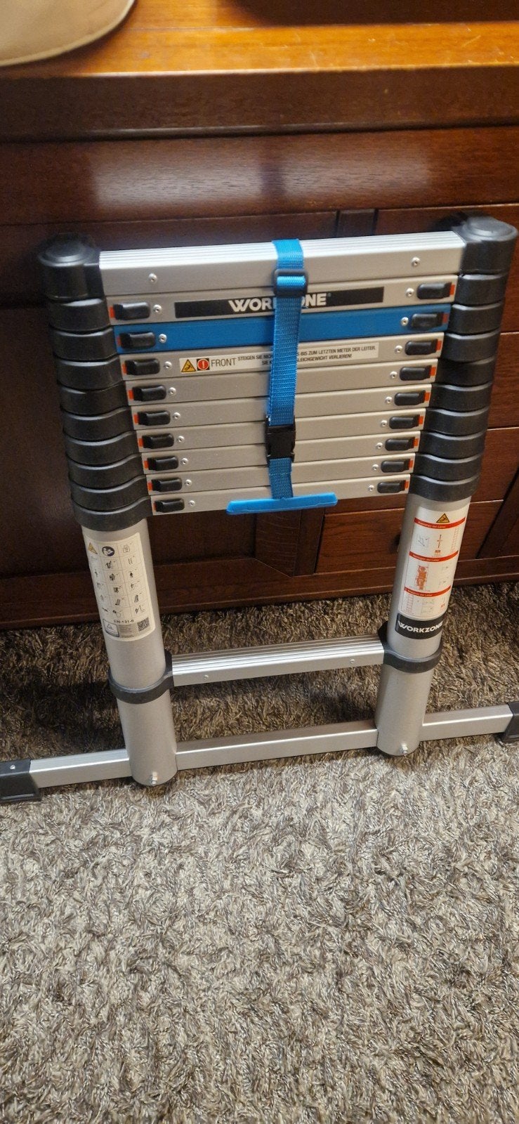 Telescopische ladder, Ophalen, 2 tot 4 meter