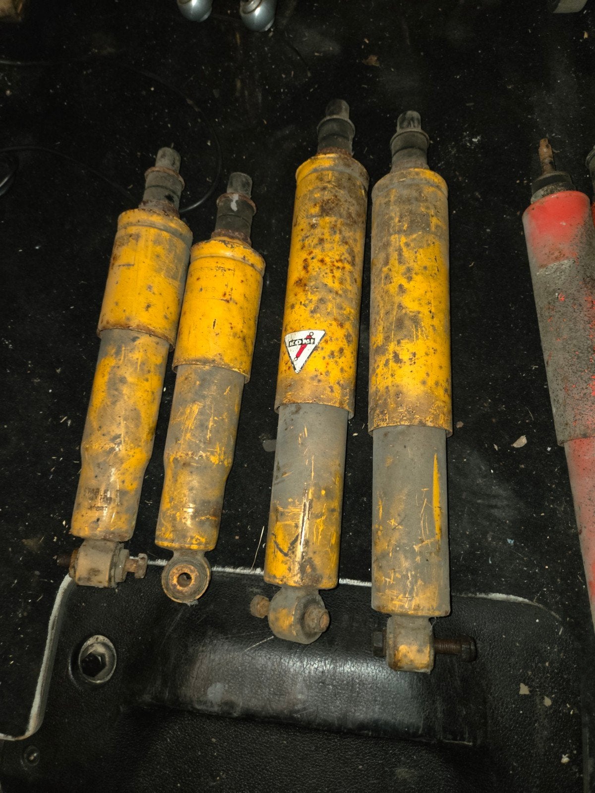 Koni Gele Schokdempers voor Opel Kadett, Manta, Ascona, Ophalen of Verzenden, Gebruikt, Opel