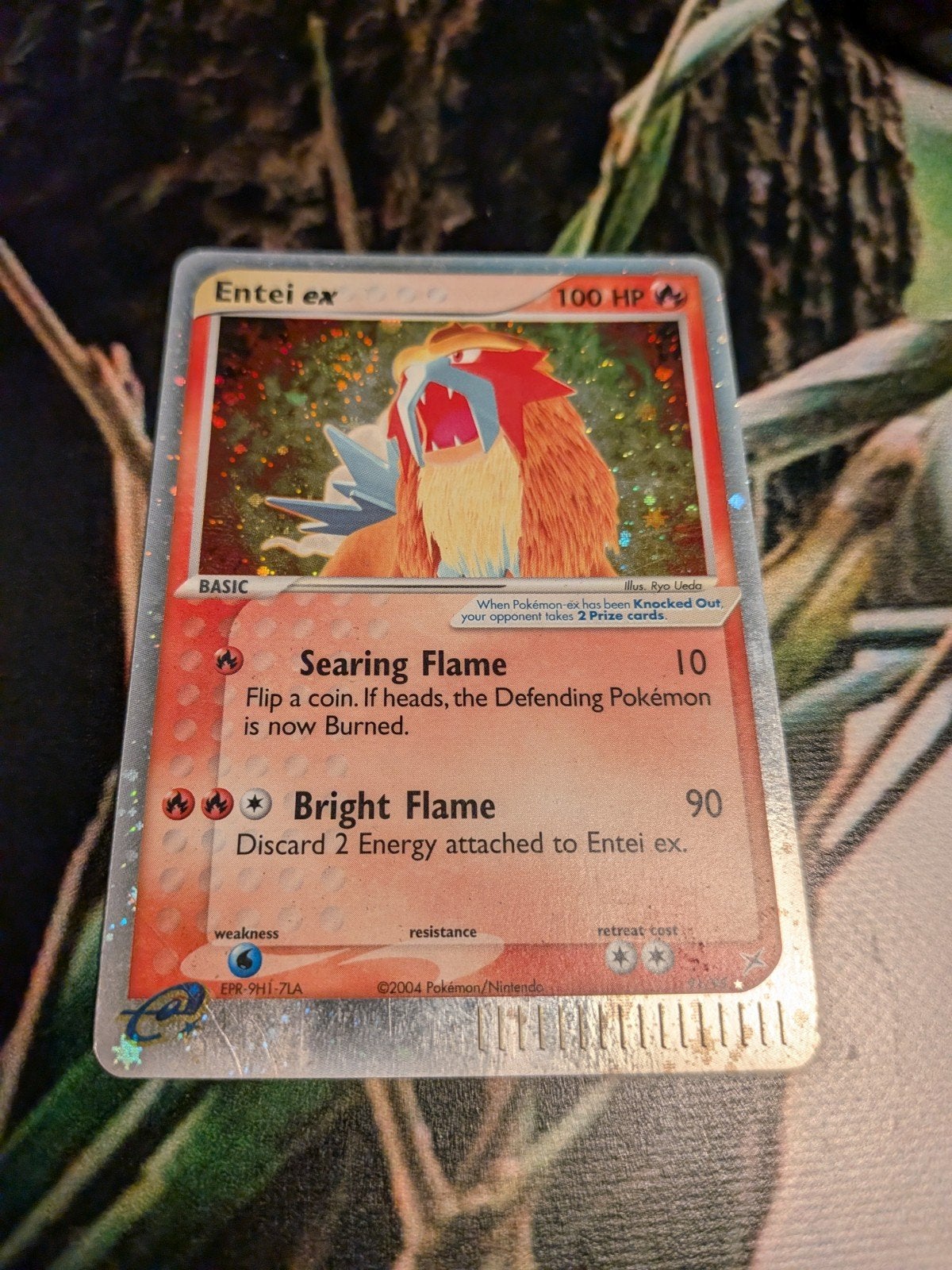 oude Entei ex kaart in het Engels!, Hobby en Vrije tijd, Verzamelkaartspellen | Pokémon, Ophalen of Verzenden