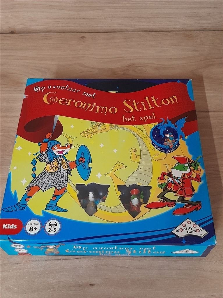 Op avontuur met Geronimo Stilton - het spel - s5319, Hobby en Vrije tijd, Gezelschapsspellen | Bordspellen, Verzenden, Zo goed als nieuw