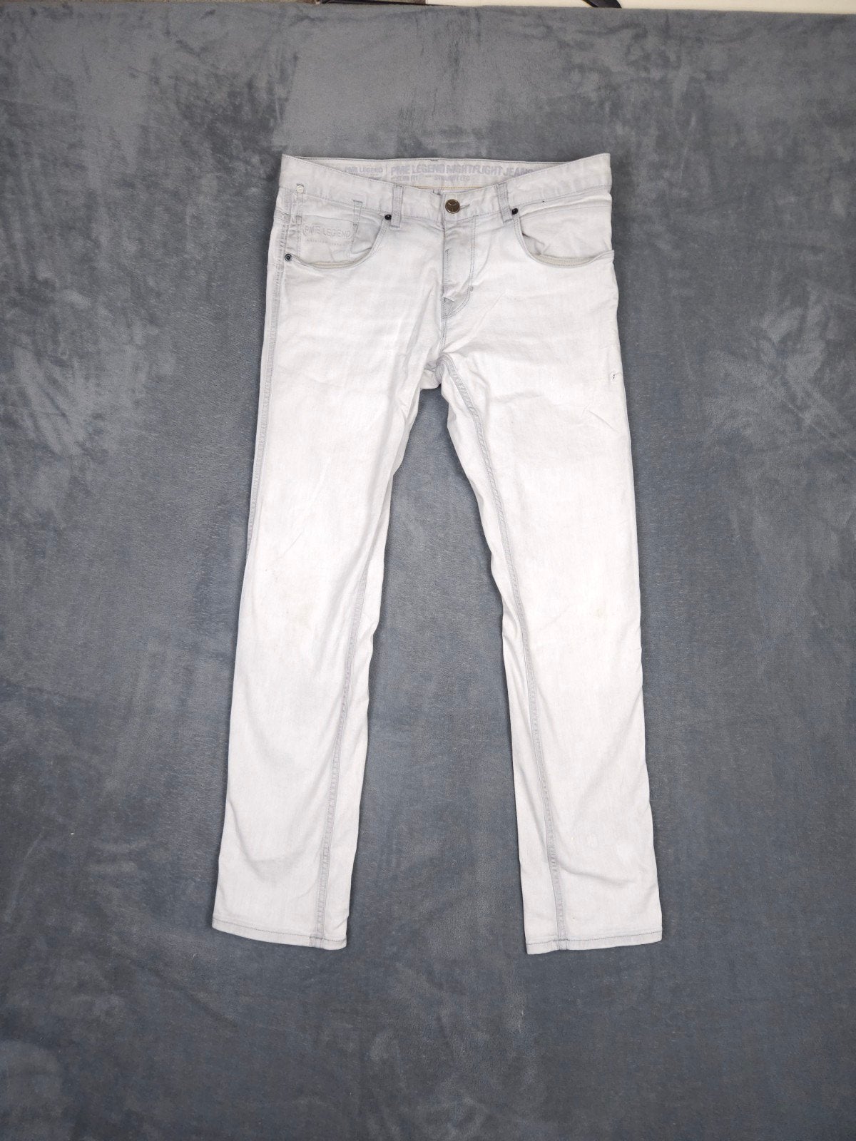 Pme Legend Broek Nightflight W34 L32 Slim Fit Grijs Pall Mal, ., Ophalen of Verzenden, PME Legend, .