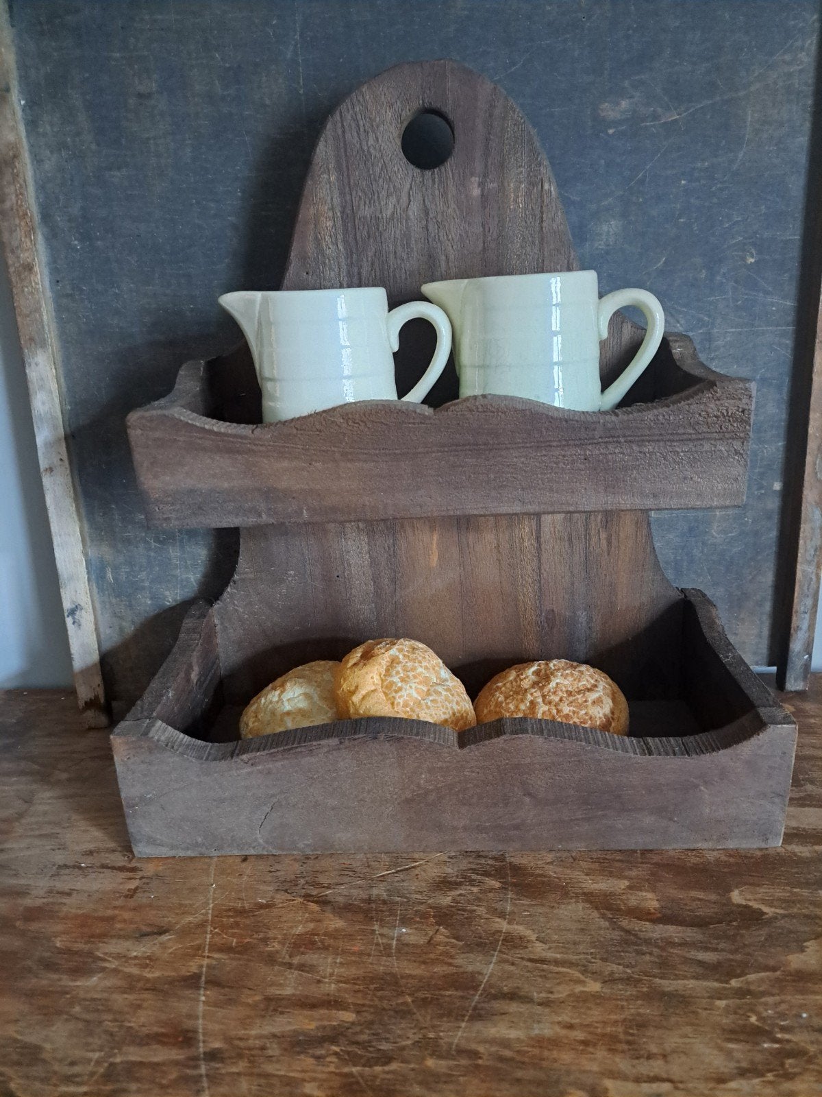 houten decoratie bak,keuken,sober,landelijk, Nieuw, Ophalen of Verzenden, X, X
