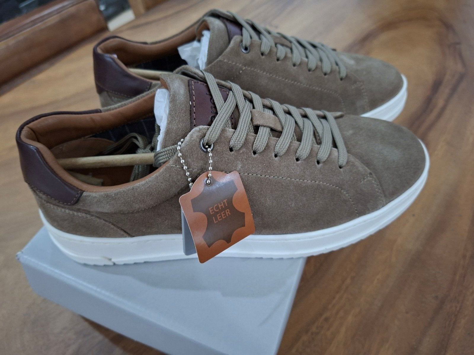 Nieuwe Bench. sneakers - Maat 41 - Echt leer, Bruin, Bench., Nieuw, Ophalen of Verzenden